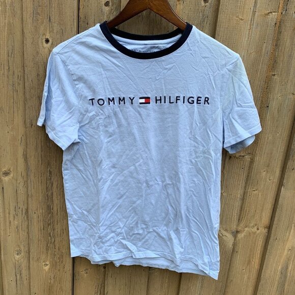 Tommy Hilfiger BIG LOGO T Shirt Small - Picture 1 of 4